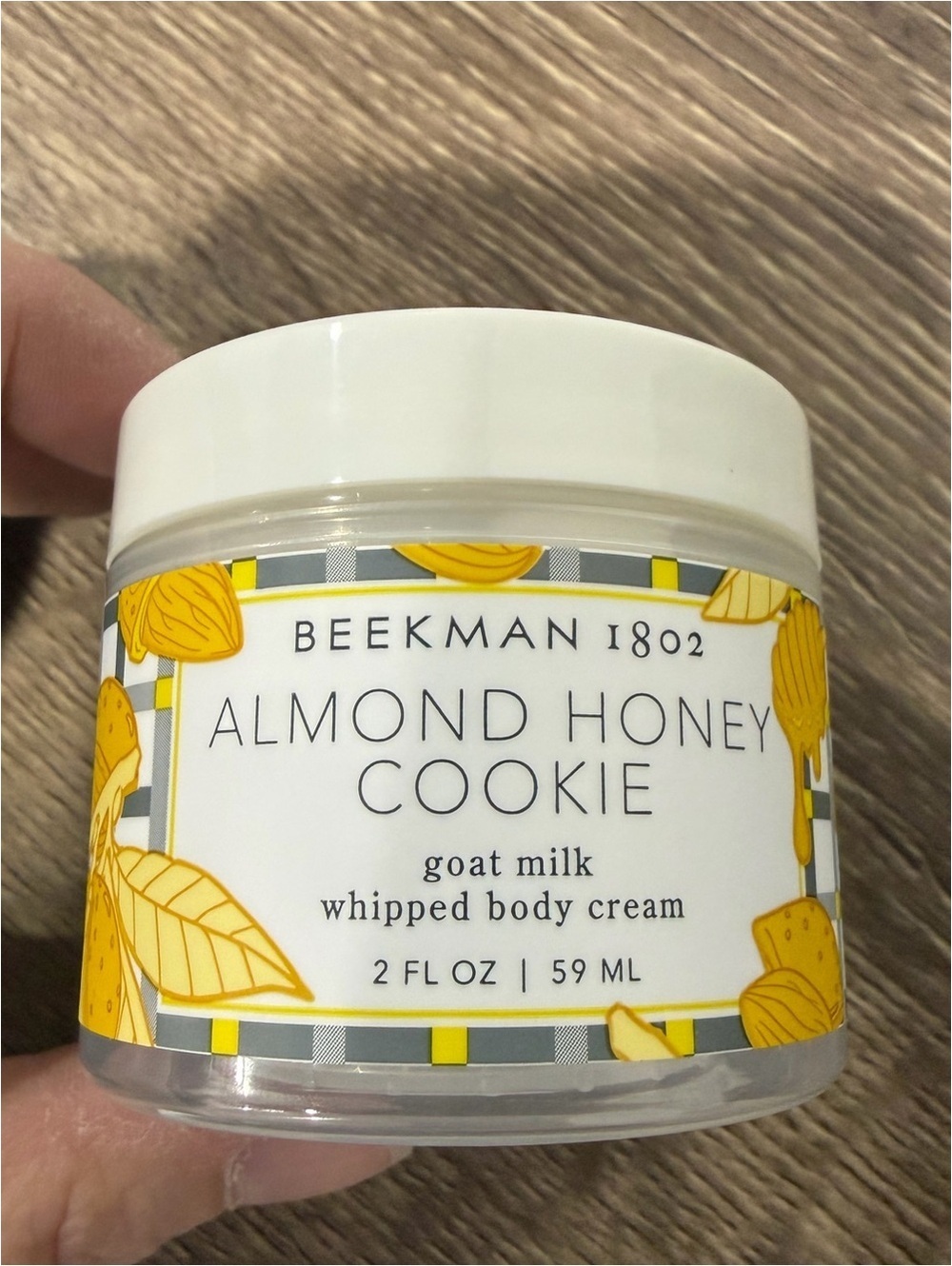 Beekman 1802 Almond Honey Cookie Goat Milk Whipped Body Cream 2 oz NEW